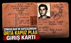Zonguldak'ın hafızasından: Orta Kapuz Plajı giriş kartı