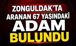 Zonguldak’ta aranan 67 yaşındaki adam bulundu