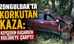 Zonguldak'ta korkutan kaza: Kepçeden kaçarken kulübeye çarptı!