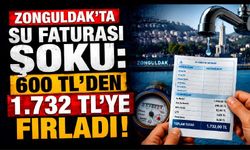 Zonguldak'ta Vatandaşı Çileden Çıkaran Su Faturası Şoku: 600 TL'den 1700 TL'ye