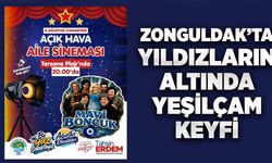 Zonguldak’ta yıldızların altında Yeşilçam keyfi