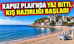 Kapuz Plajı’nda Yaz Sezonu Kapanıyor: Kış Hazırlıkları Başladı!