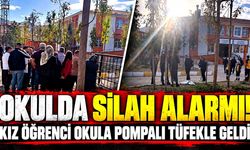 Okula silahla gelen öğrenci paniğe neden oldu