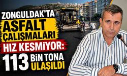 Zonguldak’ta asfalt çalışmaları hız kesmiyor: 113 bin tona ulaşıldı