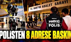 Polisten 8 adrese baskın; 8 gözaltı