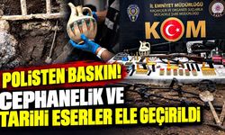 7 şüpheliye operasyon: Silah, uyuşturucu ve tarihi eser ele geçirildi