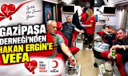 Gazipaşa Derneği’nden Hakan Ergin’e vefa