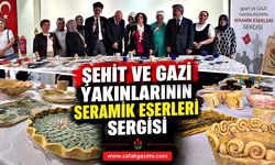 Şehit ve Gazi Yakınlarının Seramik Eserleri sergisi