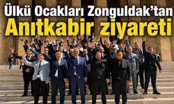 Ülkü Ocakları Zonguldak’tan Anıtkabir ziyareti