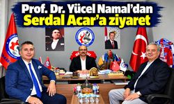 Prof. Dr. Yücel Namal’dan Serdal Acar’a hayırlı olsun ziyareti