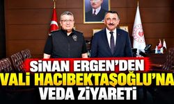 Sinan Ergen’den Vali Hacıbektaşoğlu’na veda ziyareti
