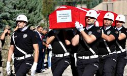 Kazada hayatını kaybeden polis memuruna son görev