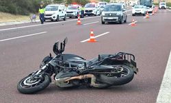 Kamyona çarpan motosiklet sürücüsü hayatını kaybetti