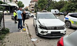 Otomobiller çarpıştı: 1 yaralı