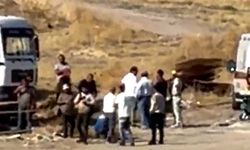 Üzerine inşaat malzemesi düşen işçi ağır yaralandı