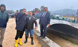 Akçakoca’da su baskınının izleri incelendi