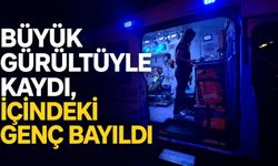 Asansör bir kat aşağı kaydı, korkudan bayıldı