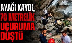 Şelale gezisi faciayla bitti: 70 metrelik uçurumdan düştü
