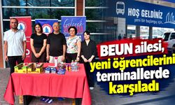 BEUN ailesi, yeni öğrencilerini terminallerde karşıladı