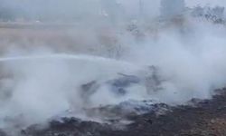 Bolu’da ot yangını paniğe neden oldu