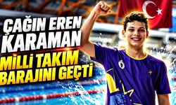 Çağın Eren Karaman milli takım barajını geçti