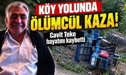 Köy yolunda ölümcül kaza! Cavit Teke hayatını kaybetti