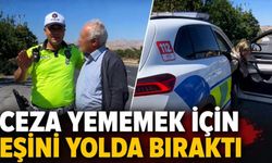 Ceza yememek için eşini yolda bıraktı: Polisten “bulaşık yıkama” cezası