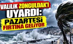 Valilik Zonguldak’ı uyardı: Pazartesi fırtına geliyor