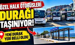 Kozlu Belediyesi Özel Halk Otobüsleri durağı taşınıyor