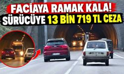 Tünelde hatalı sollama pahalıya patladı