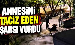 Annesini taciz ettiğini öne sürdüğü kişiyi bacaklarından vurdu