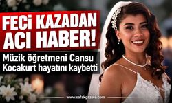 Feci kazadan acı haber! Müzik öğretmeni Cansu Kocakurt hayatını kaybetti