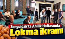 Zonguldak’ta Ahilik Haftasında Lokma İkramı