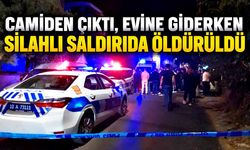 Camiden çıktı, evine giderken silahlı saldırıda öldürüldü