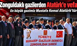 Zonguldaklı gazilerden Atatürk’e vefa; En büyük gazimiz Mustafa Kemal Atatürk’tür