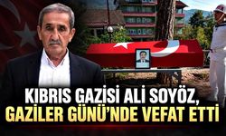Kıbrıs Gazisi Ali Soyöz, Gaziler Günü’nde hayatını kaybetti