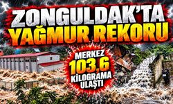 Zonguldak yağışta zirvede: Merkezde 103,6 kilogram
