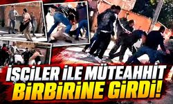 İnşaat işçileri ile müteahhit birbirine girdi: 8 yaralı