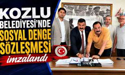 Kozlu Belediyesi’nde Sosyal Denge Sözleşmesi imzalandı