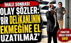 İhale iptali sonrası belediye önünde seslendi :”Herkes yaptığı yanlıştan geri dönsün”