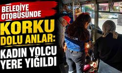 Zonguldak'ta kadın yolcu otobüste fenalaştı, şoför hemen yardım istedi