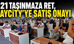 21 taşınmaza ret, Aycity’ye satış onayı