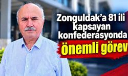 Zonguldak’a 81 ili kapsayan konfederasyonda önemli görev