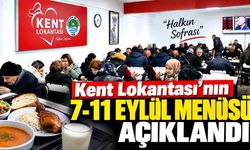 Kent Lokantası’nın 7-11 Eylül menüsü açıklandı