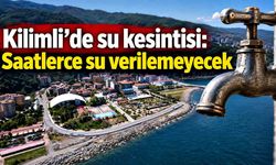 Kilimli’de su kesintisi: Saatlerce su verilemeyecek