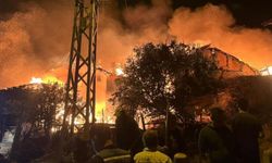 Çorum'da 2 ev ve 1 ahır alevlere teslim oldu