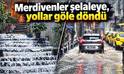 Şiddetli sağanak Zonguldak’ı etkisi altına aldı
