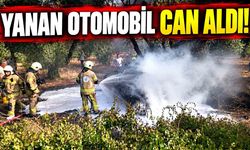 Otomobil zeytinliğe uçup yandı: 1 ölü, 1’i çocuk 5 yaralı