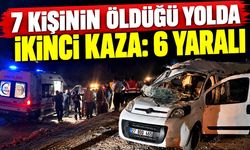 7 kişinin öldüğü yolda ikinci kaza: 6 yaralı
