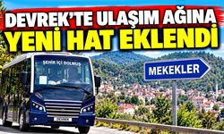 Devrek’te ulaşım ağına yeni hat eklendi